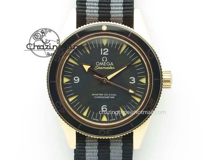 0123 Vibrant Seamaster 300 Master Co-Axial Liquidmetal V6F Best Edition RG On RG Bracelet A8400 (Free Nylon Strap) 8265